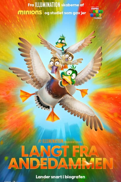 LANGT FRA ANDEDAMMEN filmplakat