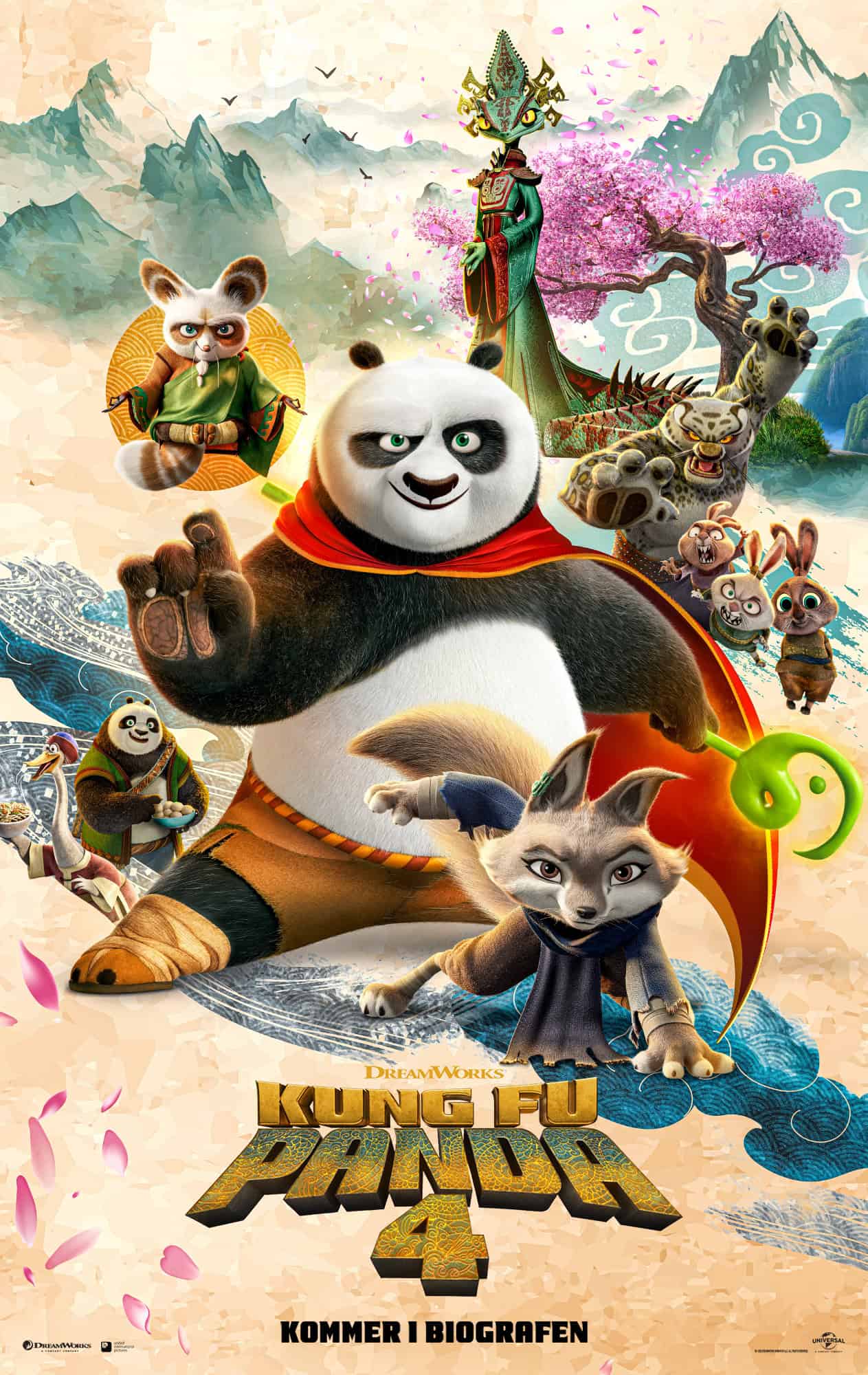 KUNG FU PANDA 4 filmplakat